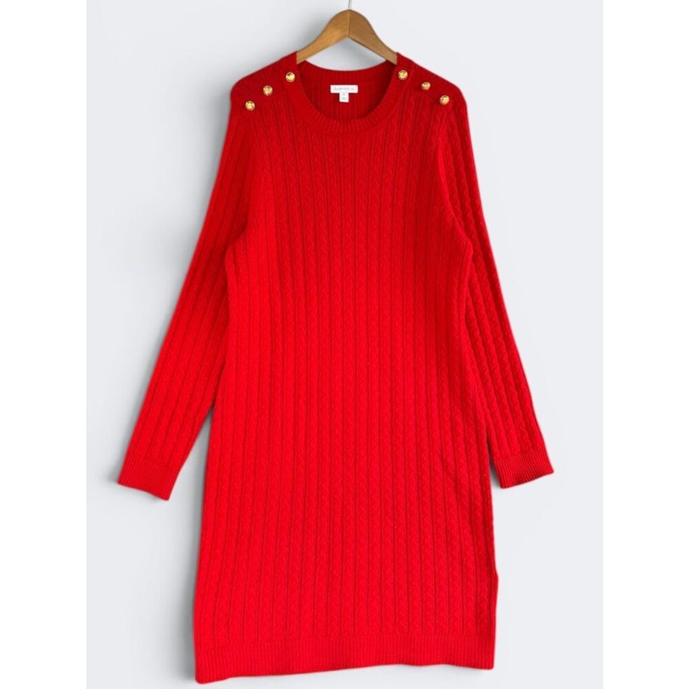 🎉5 for $45🎉 Charter club sweater dress size XL red